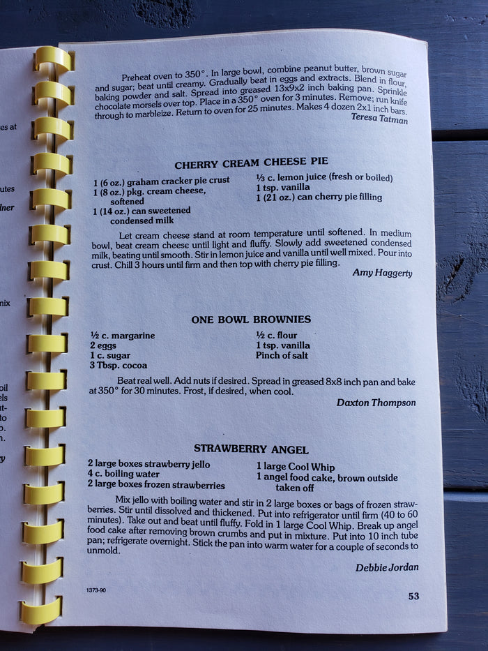 Teton Science School Family Favorites cook book