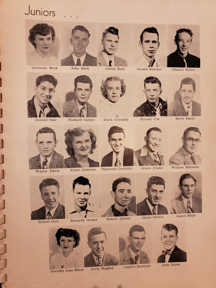 The 1950 CAMEL yearbook Campbell County High School, Gillette WY