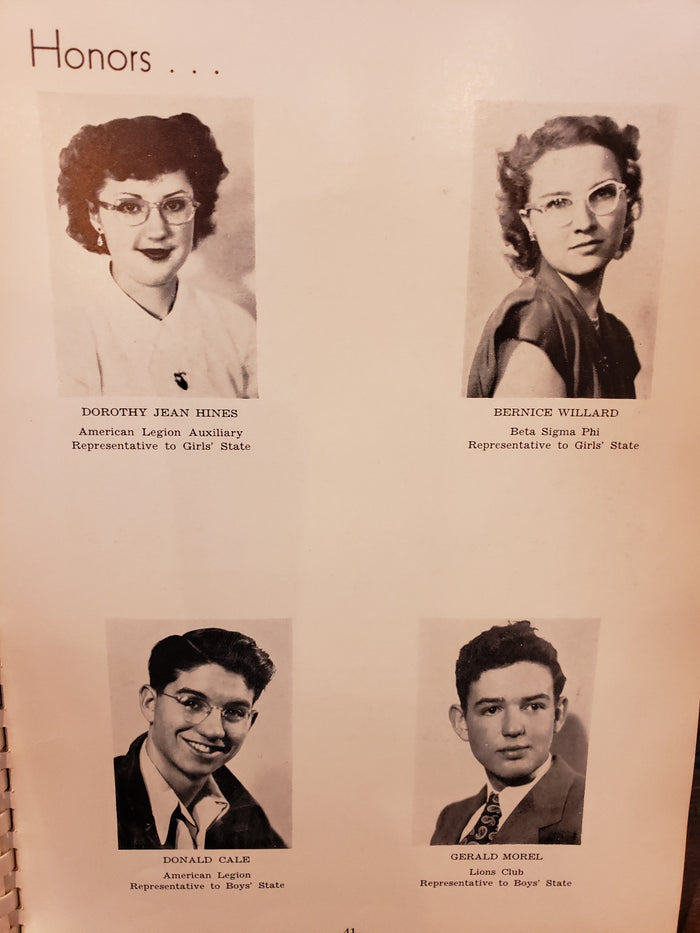 The 1950 CAMEL yearbook Campbell County High School, Gillette WY
