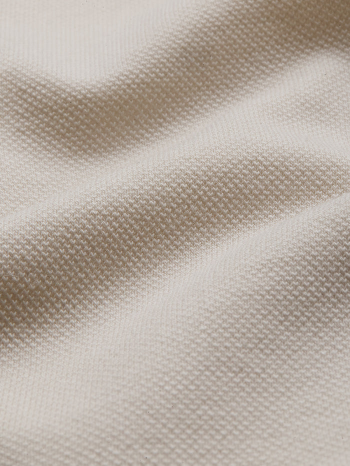 THE ACTIVE - SLIM HALF TEE - OFF WHITE