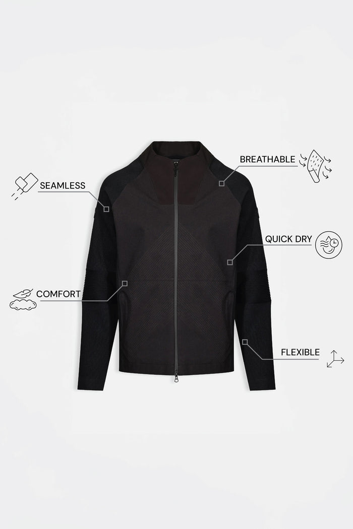 THE AIRTECH - BOMBER JACKET - BLACK
