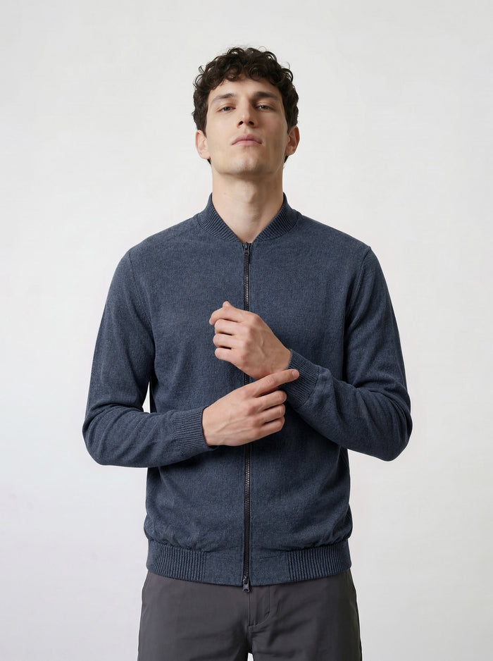 THE AIRTECH - BOMBER JACKET - BLUE BLEND