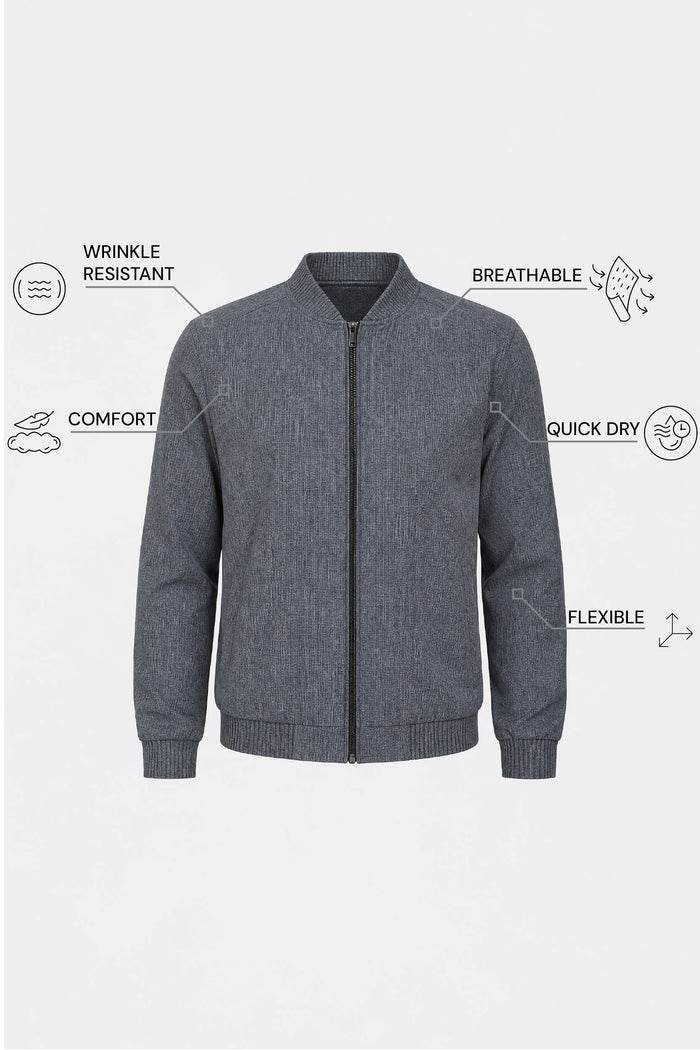 THE AIRTECH - BOMBER JACKET - GRAPHITE BLEND