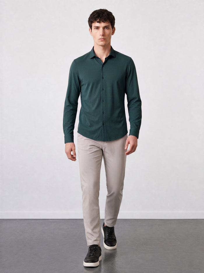 THE AIRTECH - SLIM FULL SHIRT - GREEN