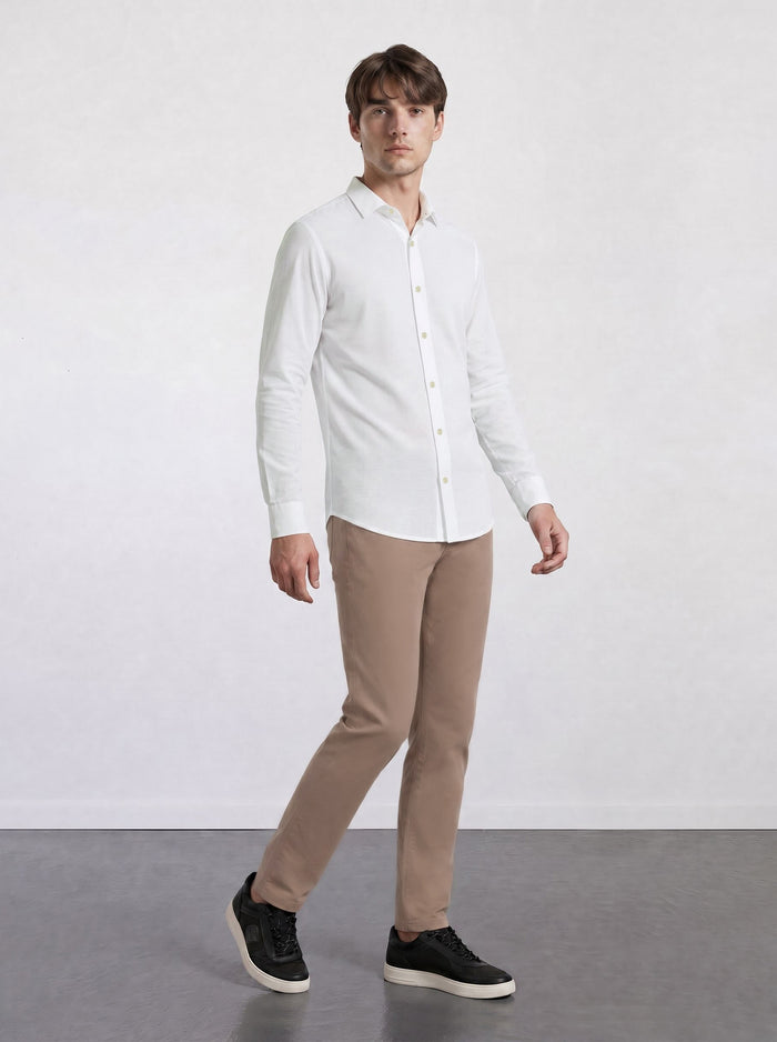 THE AIRTECH - SLIM FULL SHIRT - WHITE