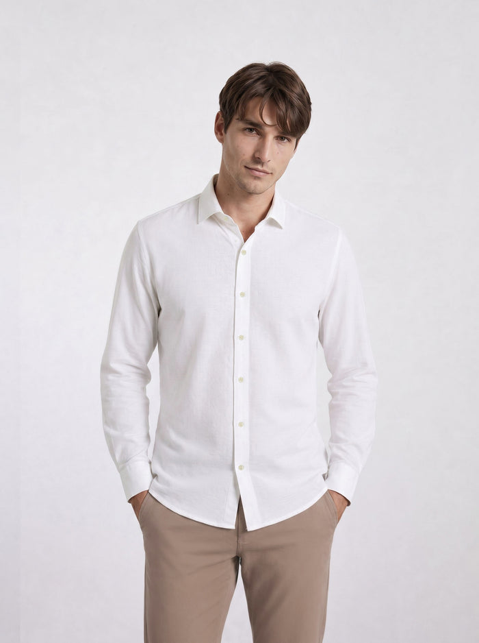 THE AIRTECH - SLIM FULL SHIRT - WHITE