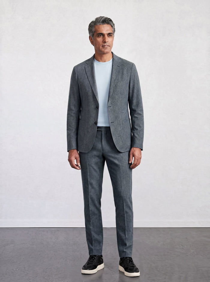 THE AIRTECH - SUPER SLIM BLAZER - BLUE BLEND