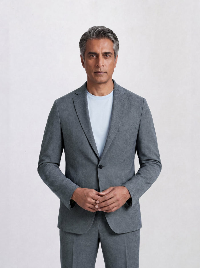THE AIRTECH - SUPER SLIM BLAZER - BLUE BLEND
