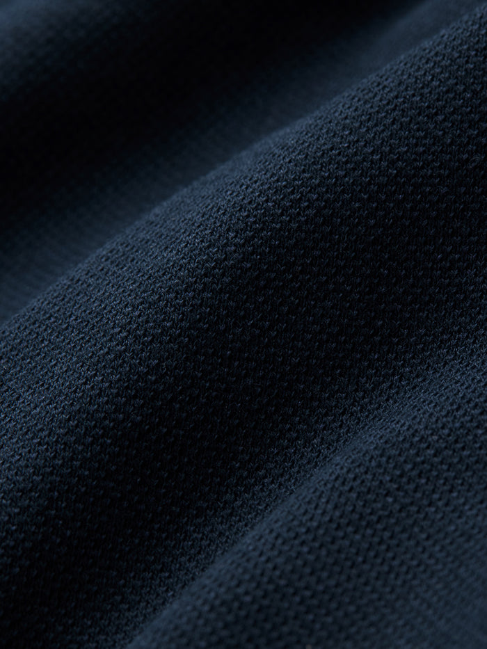 THE APEX - QUARTER ZIP POLO - NAVY BLUE