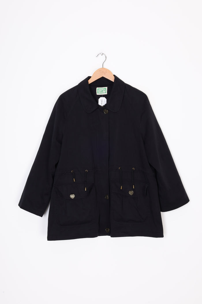 The Barnnet Womens Black Coat Size M