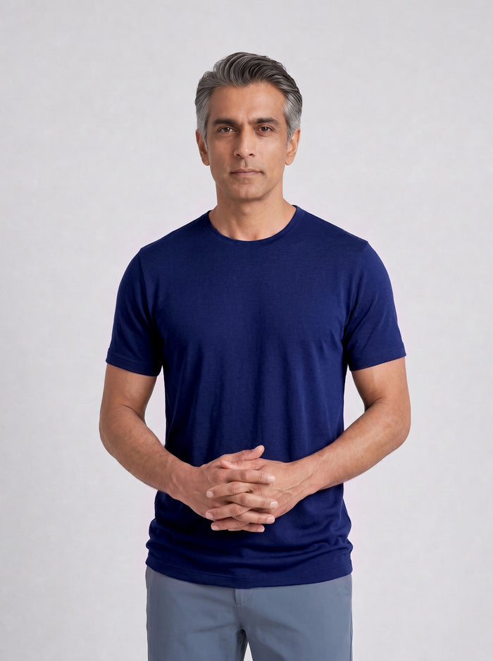 THE CLOUD SOFT - TEE - NAVY BLUE
