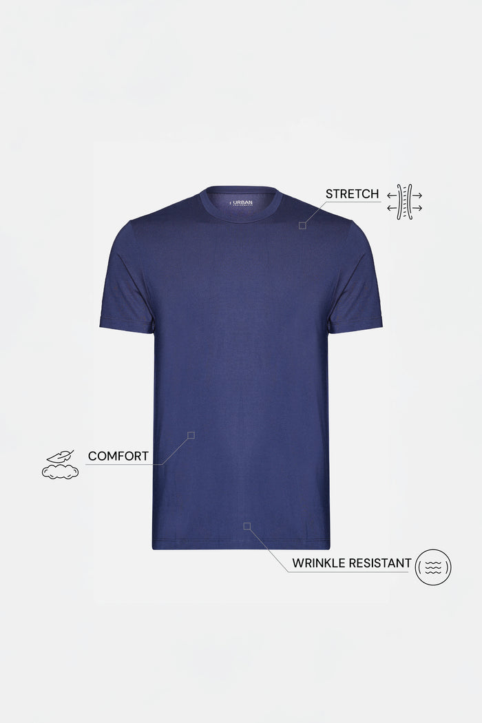 THE CLOUD SOFT - TEE - NAVY BLUE