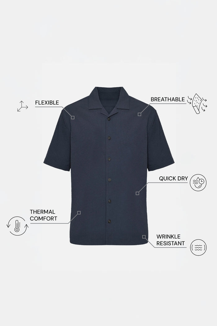 THE EASY - REGULAR SHIRT - NAVY BLUE
