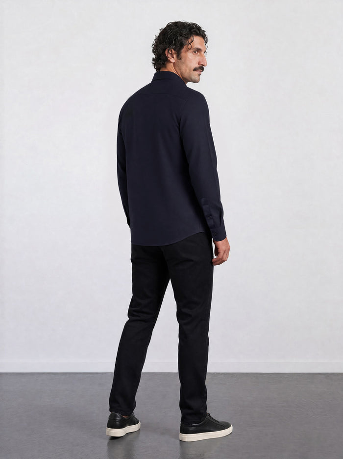 THE EASY - SLIM SHIRT - BLACK