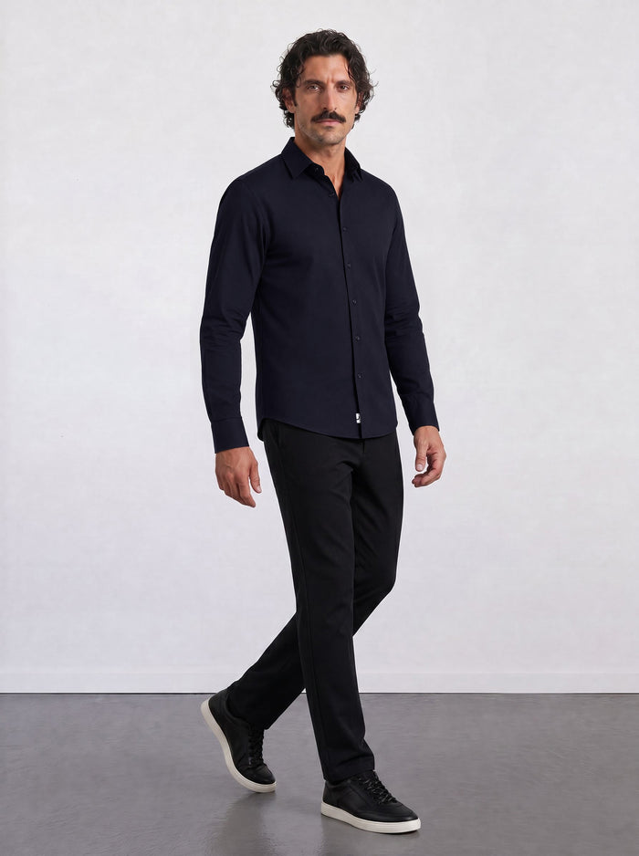 THE EASY - SLIM SHIRT - BLACK