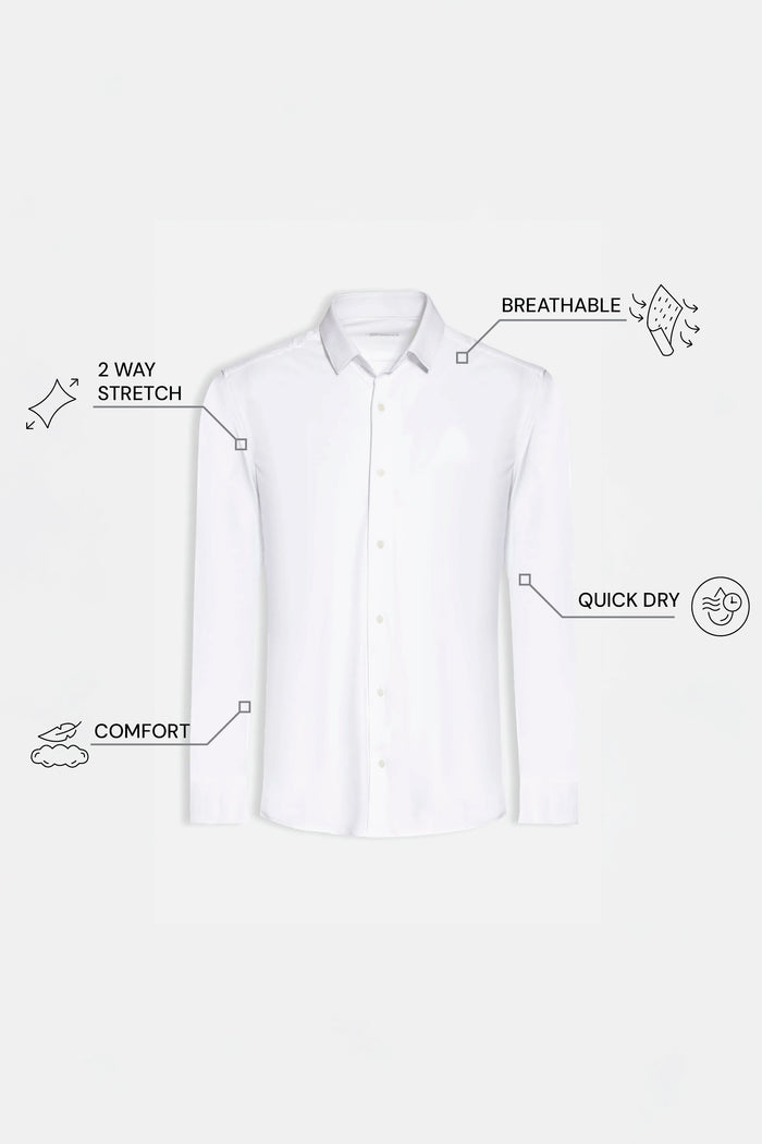 THE EASY - SLIM SHIRT - WHITE
