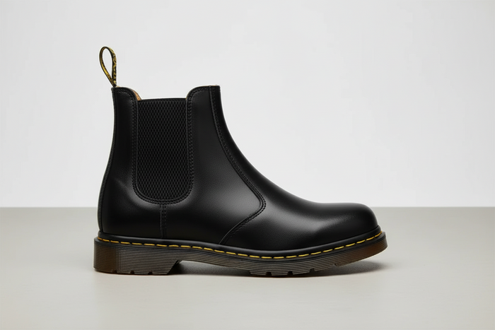 The Elegance Cowhide Thick-Heeled Boots
