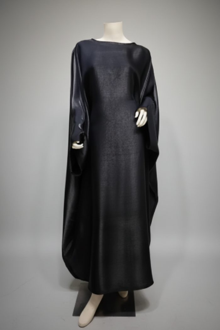 The Elegant Satin-Waisted Summer Gown