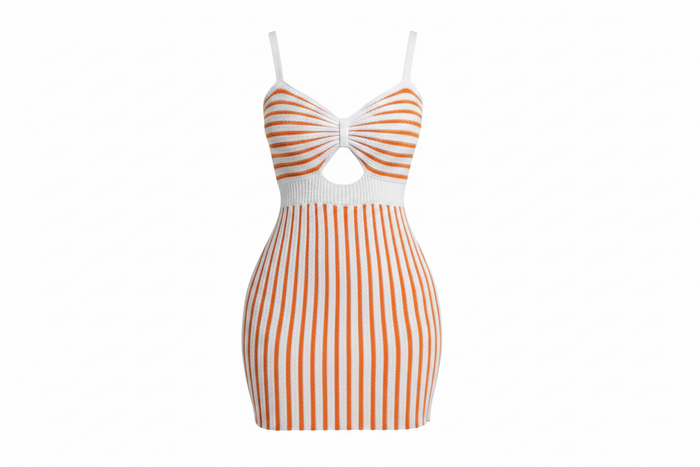 The Elegant Spring/Summer Bicolor Sleeveless Dress