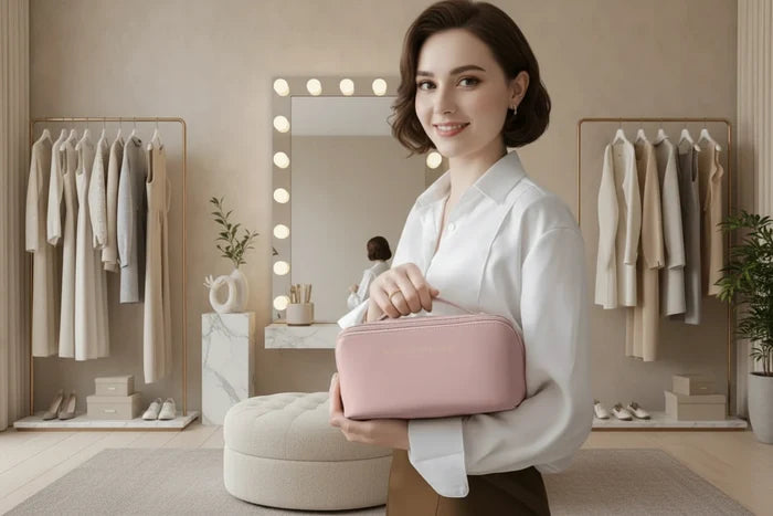 The Elegant Voyager Makeup Organizer