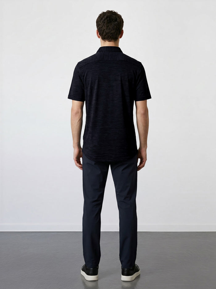 THE EVERYDAY - MELANGE SHIRT - BLACK MELANGE