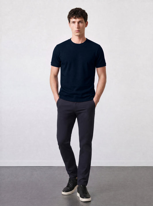 THE EVERYDAY - PIQUÉ TEE - BLACK