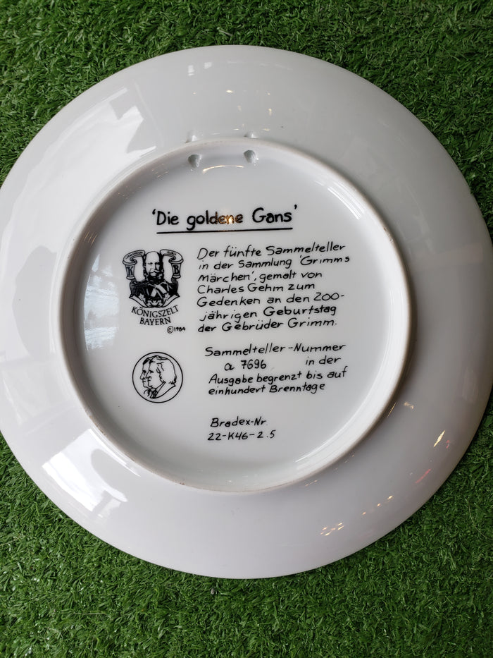 The Golden Goose collectible plate (1984)