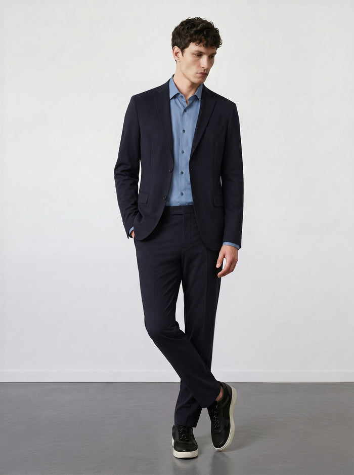 THE HYPERFLEX - TAILORED PANTS - BLACK
