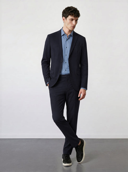 THE HYPERFLEX - TAILORED PANTS - BLACK