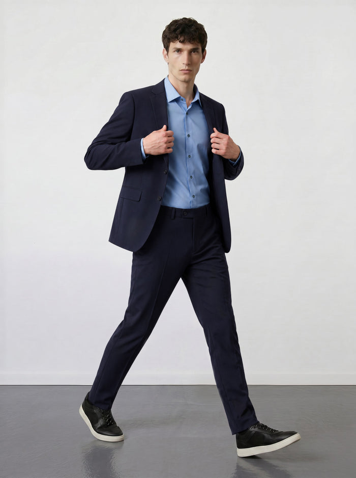 THE HYPERFLEX - TAILORED PANTS - BLACK