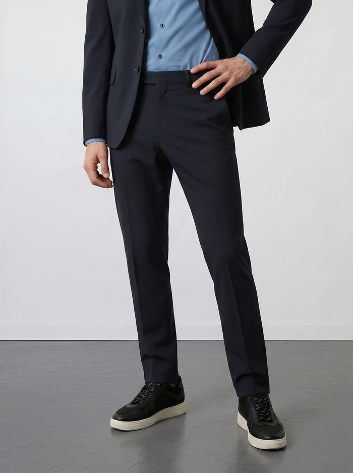 THE HYPERFLEX - TAILORED PANTS - BLACK