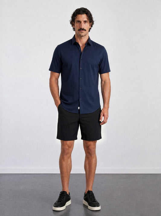 THE HYPERFLEX EASY - TAILORED SHORTS - BLACK