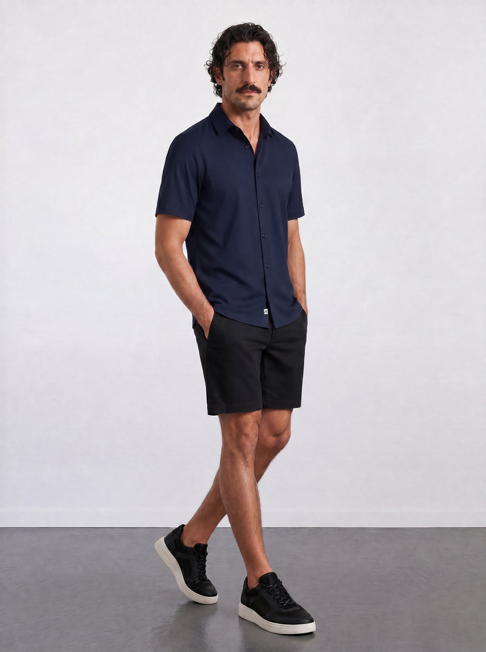 THE HYPERFLEX EASY - TAILORED SHORTS - BLACK