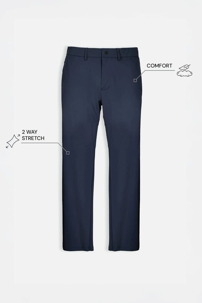 THE HYPERFLEX EVERYDAY - REGULAR PANTS - NAVY BLUE