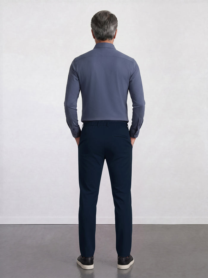 THE HYPERFLEX EVERYDAY - REGULAR PANTS - NAVY BLUE