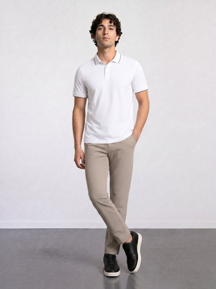 THE HYPERFLEX EVERYDAY - REGULAR PANTS - TAUPE