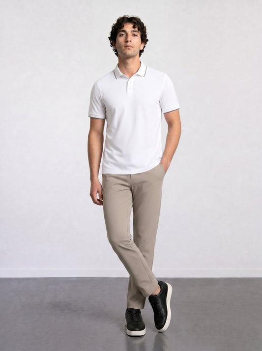 THE HYPERFLEX EVERYDAY - REGULAR PANTS - TAUPE