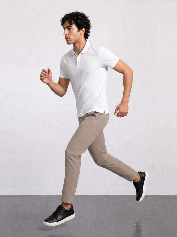 THE HYPERFLEX EVERYDAY - REGULAR PANTS - TAUPE