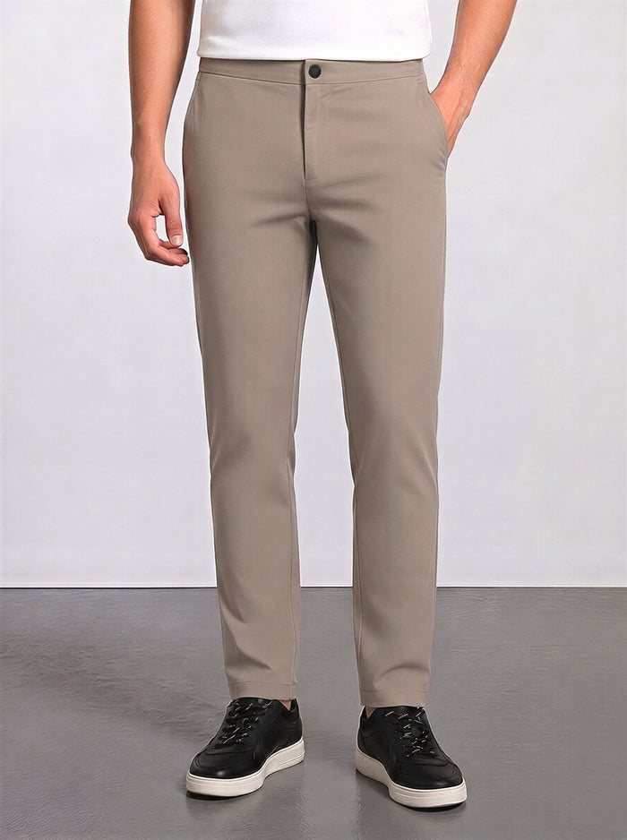 THE HYPERFLEX EVERYDAY - REGULAR PANTS - TAUPE