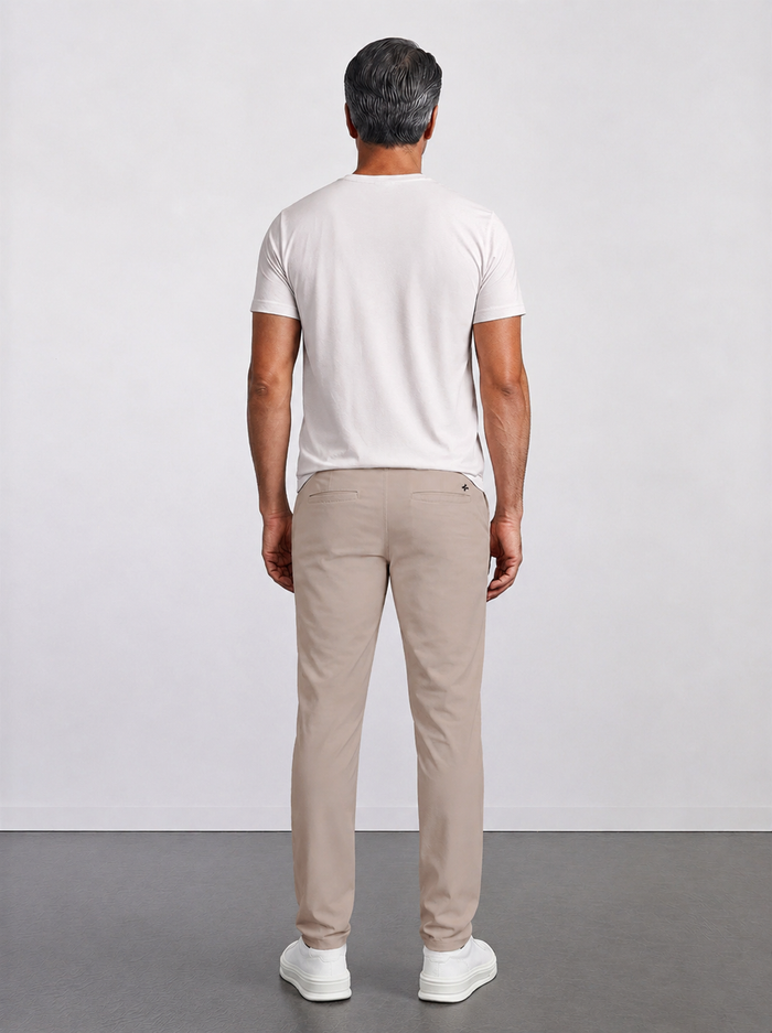 THE MOOVEX - CHINO PANTS - LIGHT GREY