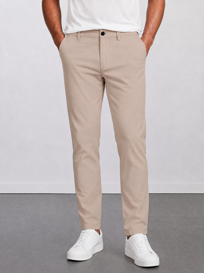 THE MOOVEX - CHINO PANTS - LIGHT GREY