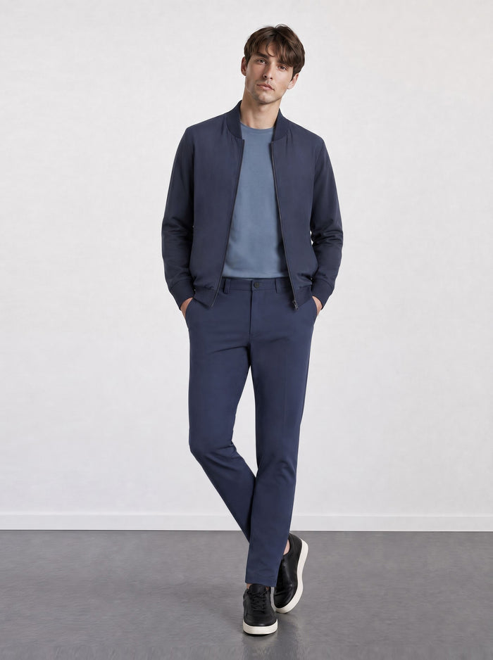 THE MOOVEX - CHINO PANTS - NAVY BLUE