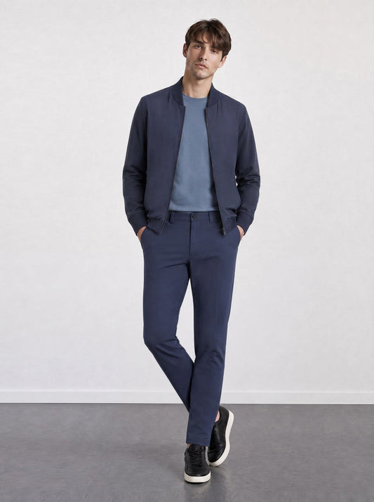 THE MOOVEX - CHINO PANTS - NAVY BLUE