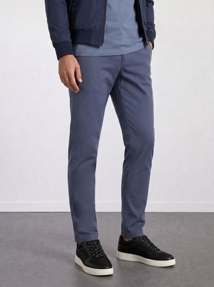 THE MOOVEX - CHINO PANTS - NAVY BLUE