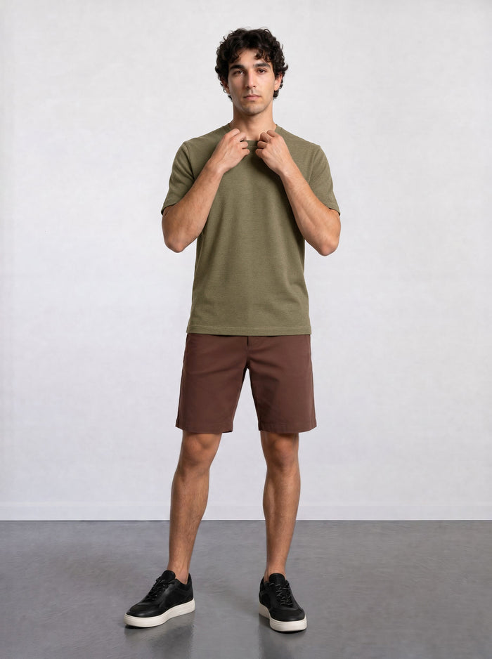 THE MOTION - HALF TEE - KHAKI