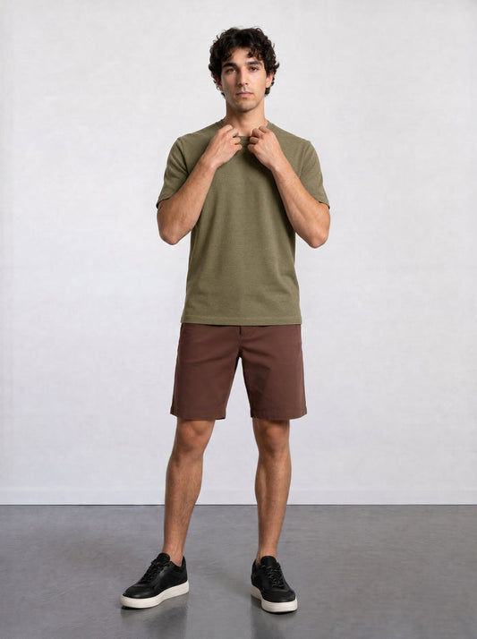 THE MOTION - HALF TEE - KHAKI