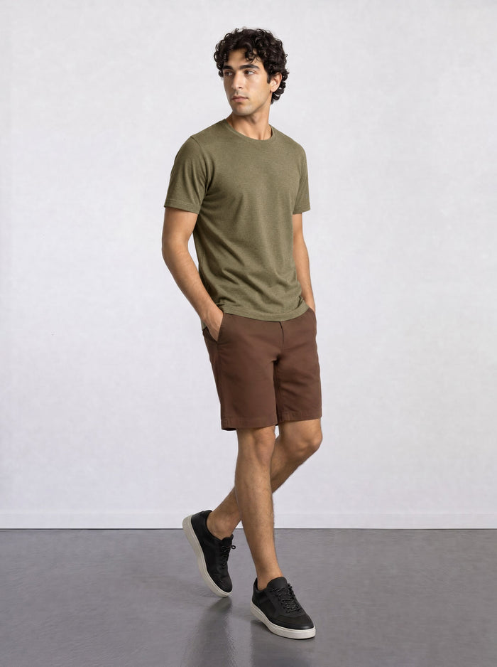 THE MOTION - HALF TEE - KHAKI