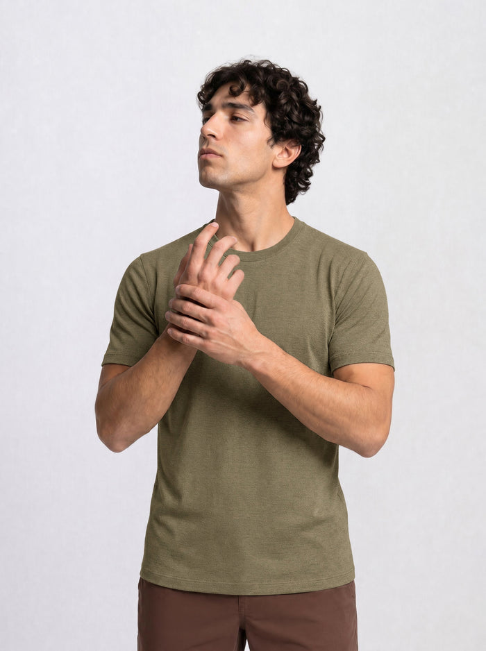 THE MOTION - HALF TEE - KHAKI