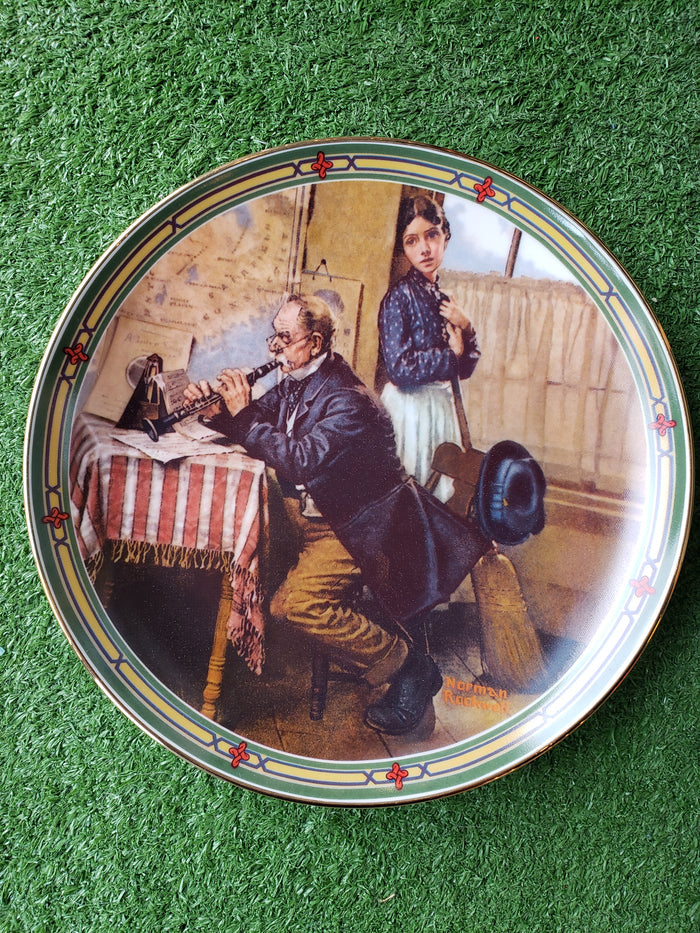 The Musician's Magic by Norman Rockwell collectible plate