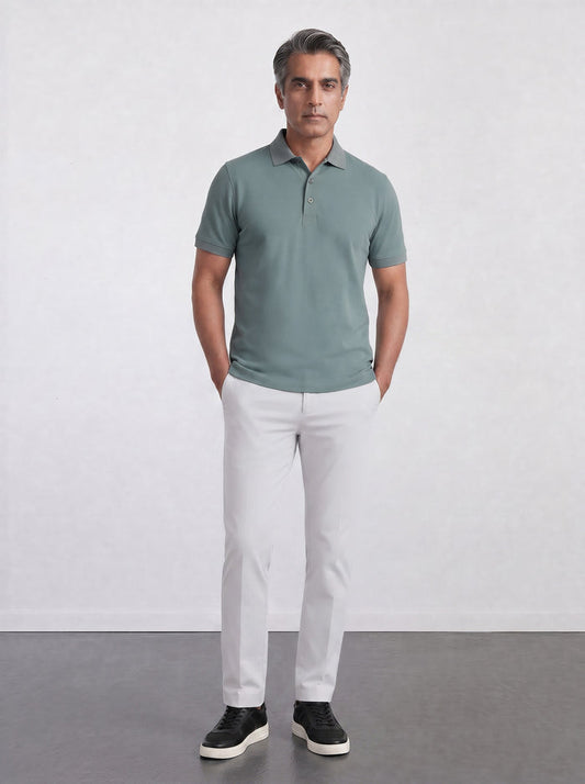 THE PIQUÉ FLEX - REGULAR POLO - BLUE